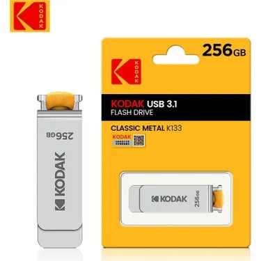 Clé USB 3.2 256Go Kodak Classic K133 métal SMIE