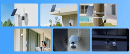 REOLINK B430 Caméra 2K EXT. mobile WiFi IR +Panneau solaire Blanc