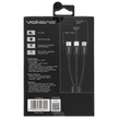 Câble tressé Volkano 3-en-1 (Type-C / Lightning / Micro USB) 1 m – Noir SMIE