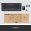 CLAVIER & SOURIS LOGITECH MK650 s/fil Bolt/BTO Graphite SMIE