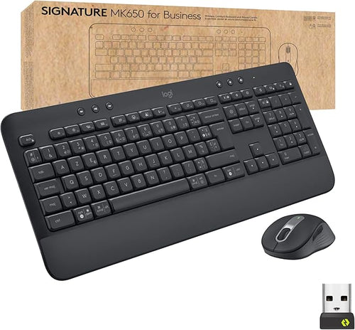 CLAVIER & SOURIS LOGITECH MK650 s/fil Bolt/BTO Graphite SMIE