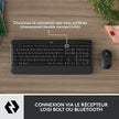 CLAVIER & SOURIS LOGITECH MK650 s/fil Bolt/BTO Graphite SMIE