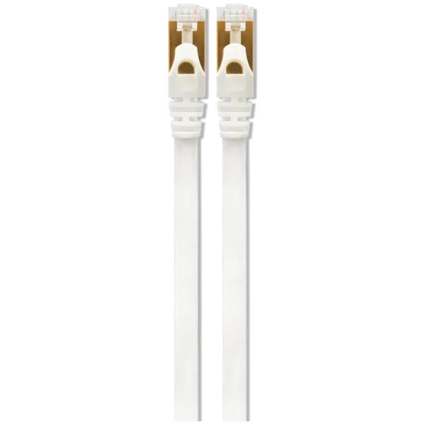 VOLKANO GIGA CABLE RESEAU RJ45 CAT.7 PLAT 3M BLANC SMIE