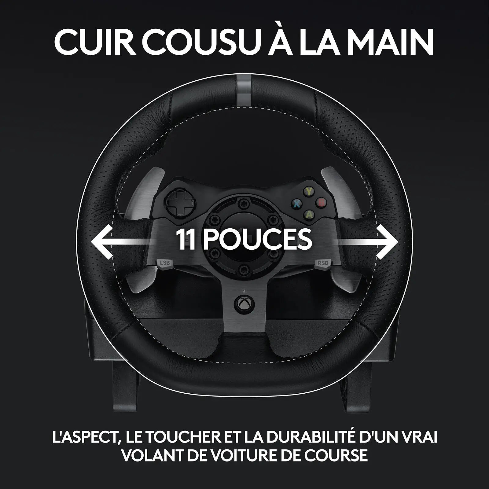 LOGITECH G920 Driving Force Volant +pédales PC/Xbox Run IT Services