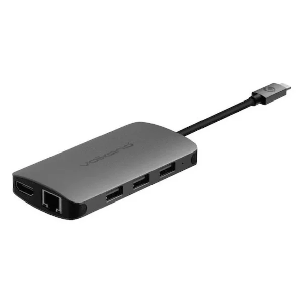 VOLKANO Dock USB-C HDMI/GbL/3xUSB3/Audio +Lect. SMIE