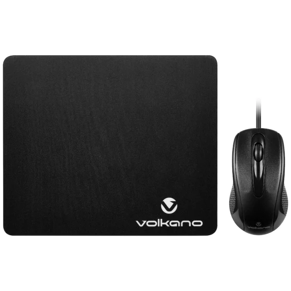 VOLKANO SLICK Pack SOURIS OPTIQUE filaire USB +TAPIS