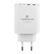 VOLKANO VK-8059-WT Quad Series 2 PD Type-C 2xUSB-A 2.4A
