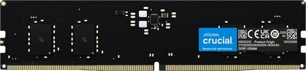 UDIMM DDR5-5600 16Go CRUCIAL (PC5-44800) * CT16G56C46U5