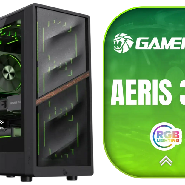 BOITIER GameMAX AERIS 330 MB Gaming MT/sans ALIM./M-ATX Noir SMIE